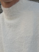 ASCLO Hairy Angora High Neck Knit (5color)