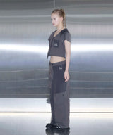 SHADE SET-UP POCKET LONG SKIRT