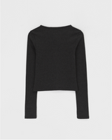 [MADE] Chikapo Henley Neck V-neck Long Sleeve T-shirt