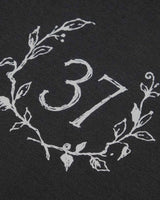 クラブNo.37ヘンリーネックTシャツ ブラック