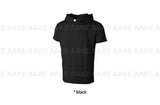 CURVE HOODED HALF TEE