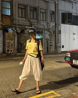 Layered Waffle Sleeveless & Short Sleeve T-Shirt Set