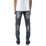M1 Biker Patch Space Grey - Celana Jeans