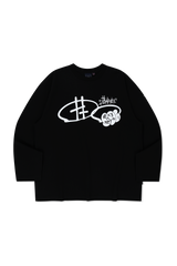 スクリブルシャイニングロングスリーブTシャツ