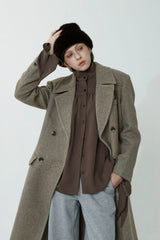 BOHEM KNOT BLOUSE_BROWN