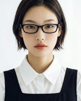 DOT SQUARE GLASSES (2COLOR)