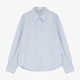 Basic Cotton Shirt Blue