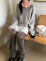 クッズベルベットブーツカットバンディングパンツ（4c）