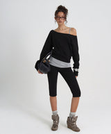 [B-BASIC] Light Sweat Capri Pants
