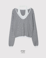 #RB ホルターネックレイヤードルーズニット (5color)