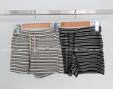 Stripe banding napping shorts
