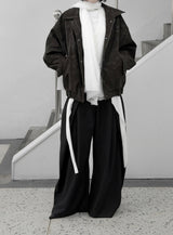 Dion Tie-Dye Leather Jumper