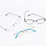 Knouun Round titanium glasses CODE. 103. B Black