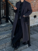 Solari Double-Breasted Long Coat (2 Colors)