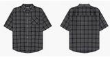 Thin Check Dark & Light Short-Sleeve Shirt