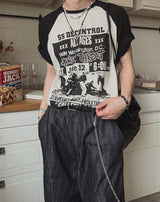 エイジラグランオーバーフィット半袖Tシャツ