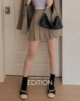 [MADE] Duell pleats mini skirt
