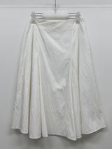 Zico Nylon Pintuck Midi Skirt