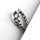 SVR-S616 Enhypen Garden Wear Silver 92.5 Friendship Couple Daily Chain Ring Silver Ring