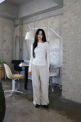 Carol Halter Off Shirring Tee