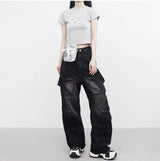 Ibian pocket strap pants