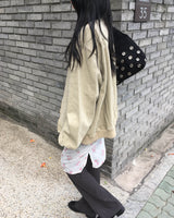Two button pigment jacket