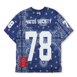 メッシュオーバーサイズTシャツ ペイズリー