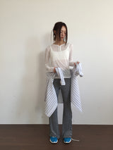 ヘアリングシアーボタンロングスリーブ (3color)