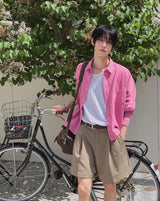 ルーシーピグメントクロップシャツ