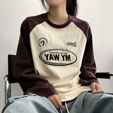 E-Farm Color Raglan Long Sleeve T-shirt
