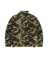 CAMO FLEECE JACKET_GREEN