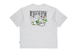VOLUME LOGO FLOWER TEE SHIRT