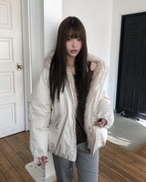 Reyu High-Neck Fur Padding