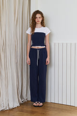 Waffle comfort top_navy
