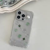 [made]Lucky clover resin phonecase 