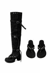 LATENCY open toe boots(3 color) 