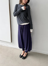 shirring loose pants