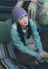 Dusty Wool Knit Pullover Dusty Mint