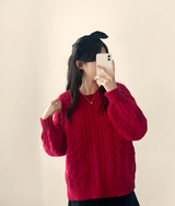 Sewing Dotom Balloon Fit Round Knit