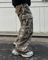UL Camo Decoration Denim Pants