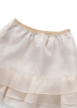 Tulip organza skirt_beige