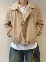 Buzz High Neck Wool Sheepskin Jacket (2color)
