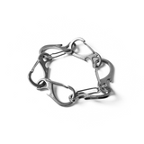 Time Element (Hook) Custom Open Moulded Logo Steel Stamped R Bottle Opening Mountaineering Clasp Combination Steel Bracelet