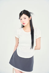 パフスリーブ半袖Tシャツ