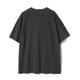 Untitled Heart Logo Pigment Wash Short Sleeve Washed Black