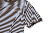 26SS★ Cat Stripe Ringer Tee