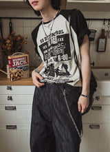 エイジラグランオーバーフィット半袖Tシャツ