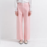Over-dyeing Relax Pants Pink