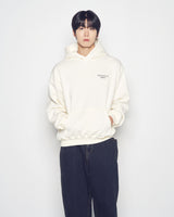 25FW ベーシックロゴナッピングフーディー クリーム