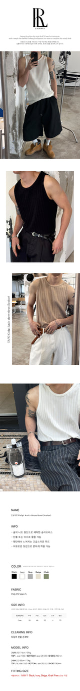 [S/S] Golgi knit sleeveless(5color)